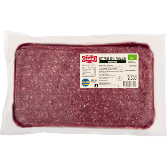 Nötfärs 10 %