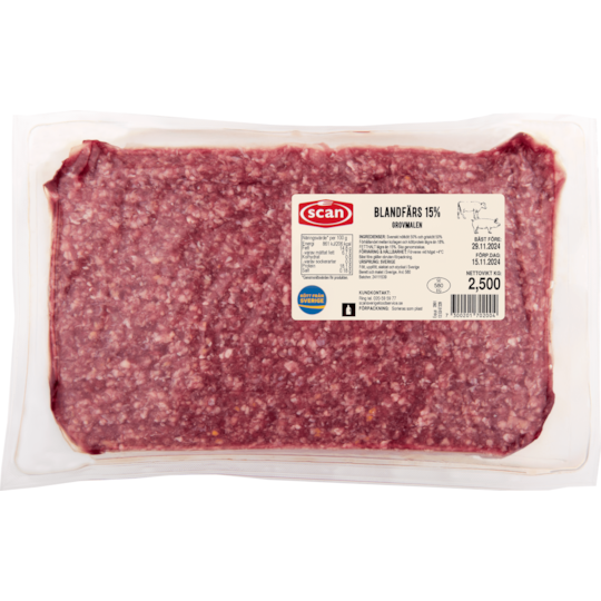 Blandfärs 50/50