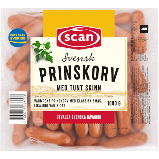 Prinskorv 1000g