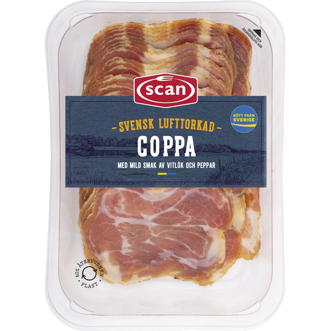 Coppa, skivad